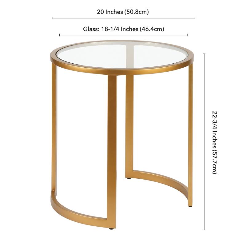 Brass Side Table X29533