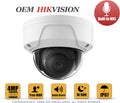 4MP PoE Security IP Camera Mini Dome Night Vision 2.8mm Fixed Lens H.265+ Built in Microphone Z342
