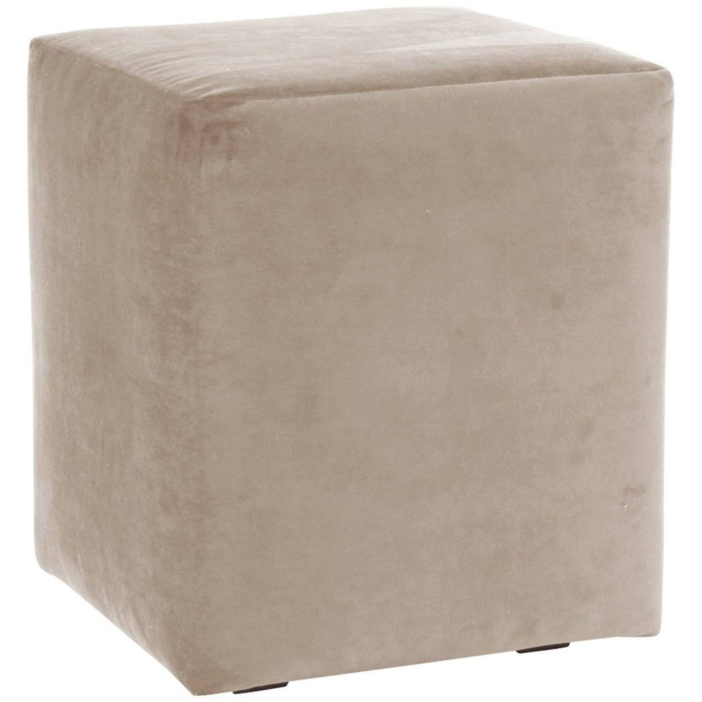 Eggplant Cube Ottoman D755038