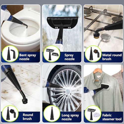 Pressurized Handheld Steam Cleaner with 12pcs Accessories G28616