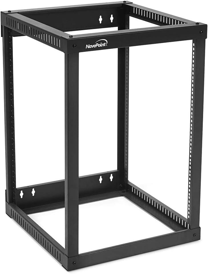 15U Wall Mount Network Rack, 22-Inch Depth, Steel G5416
