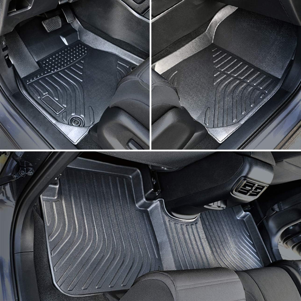 Black All Weather Car Floor Mats Y2125