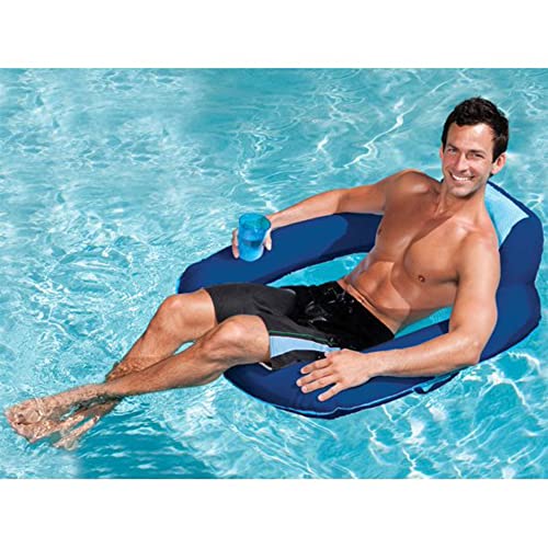 Inflatable Pool Float Chair Sky Blue V796