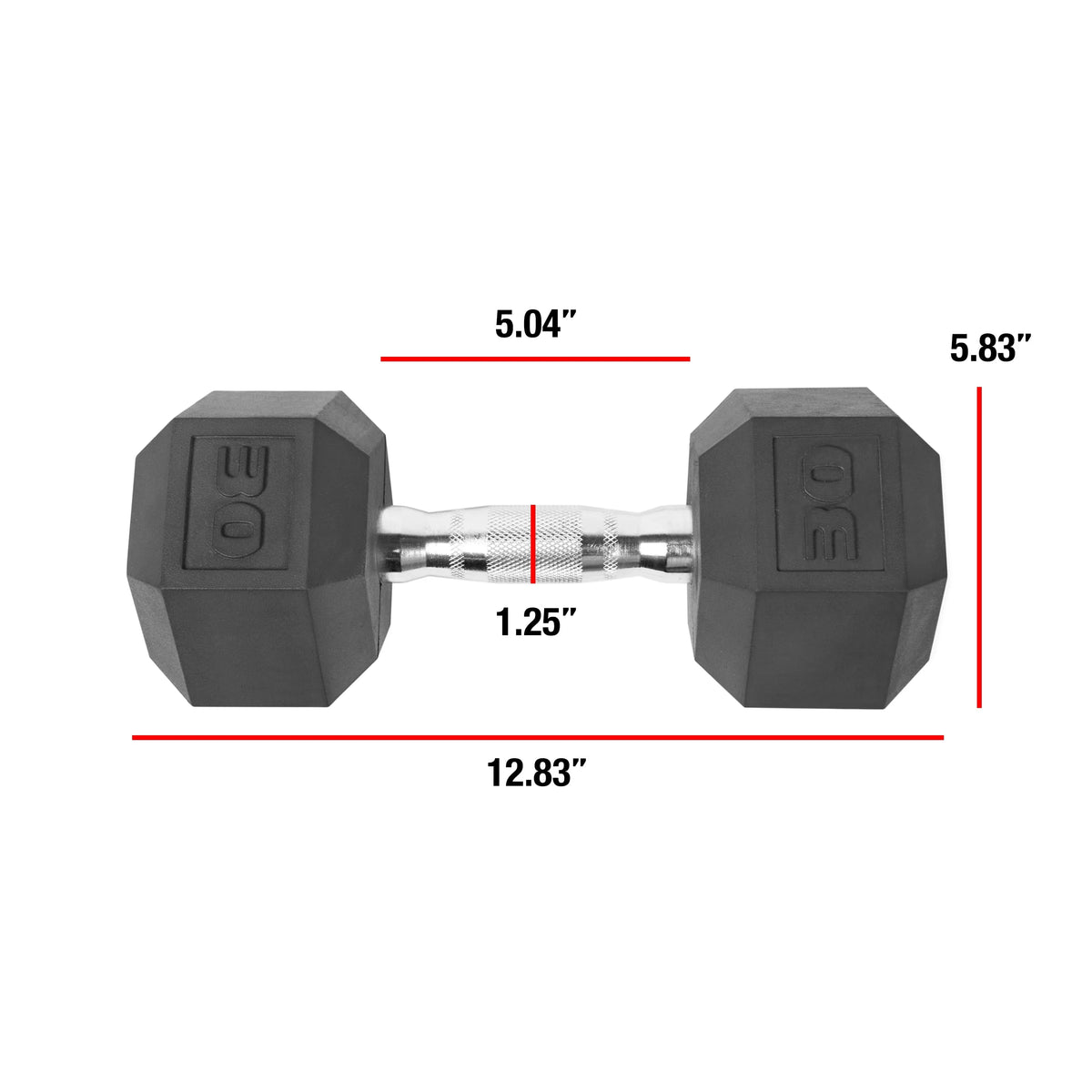 30lb Coated Dumbbell Pair X8548