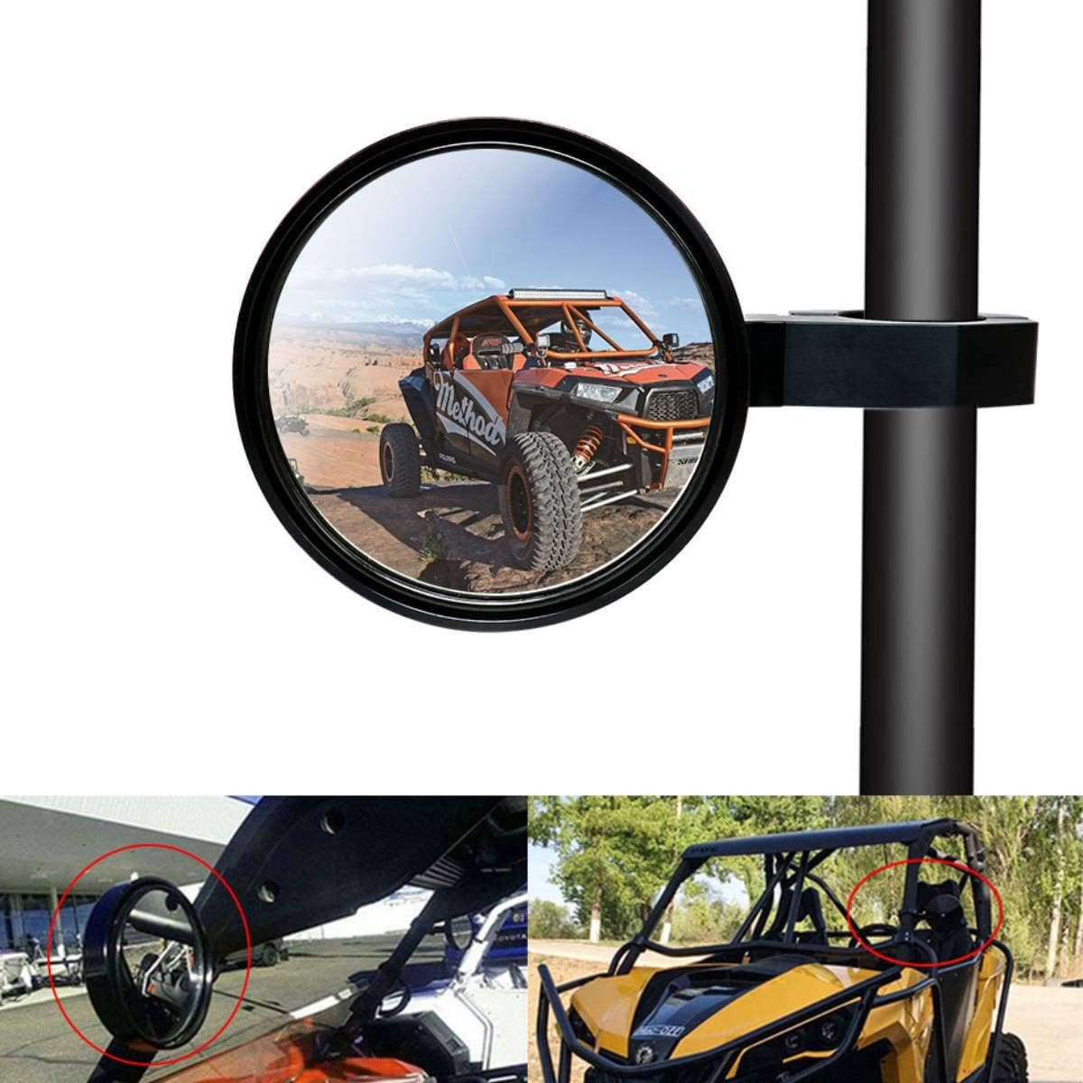 UTV Side View Rear View Mirrors S6193
