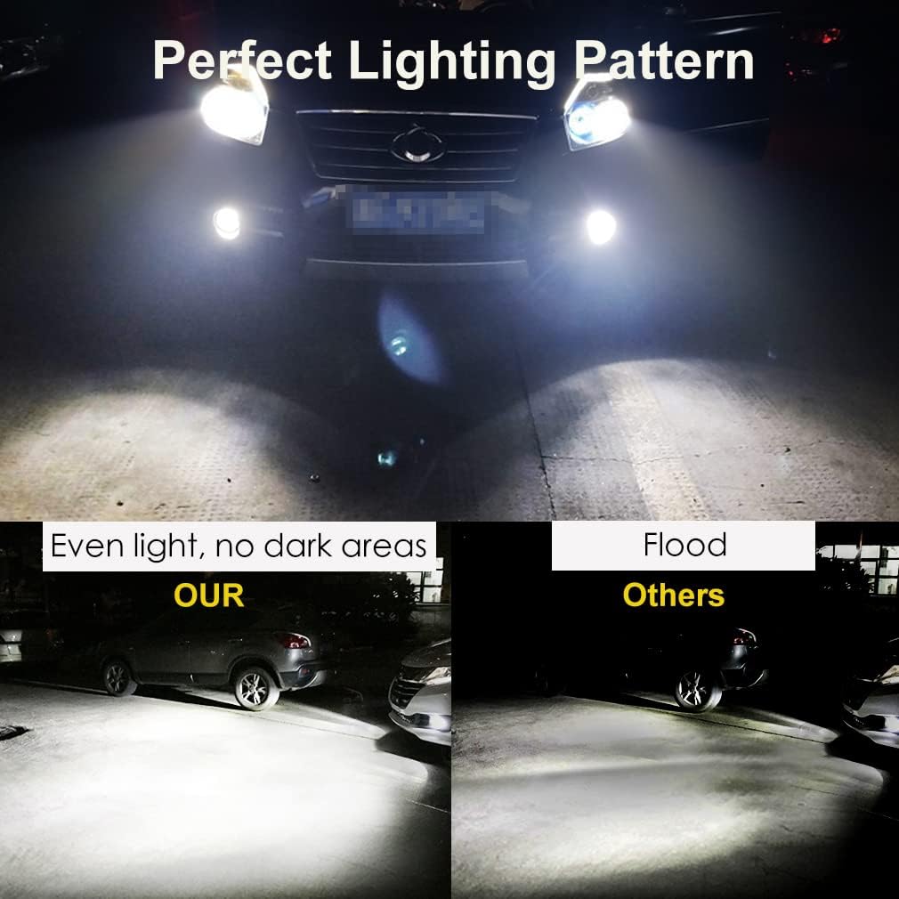 9003/HB2 LED Headlight Bulbs 6000K Xenon White Pack of 2 H7349