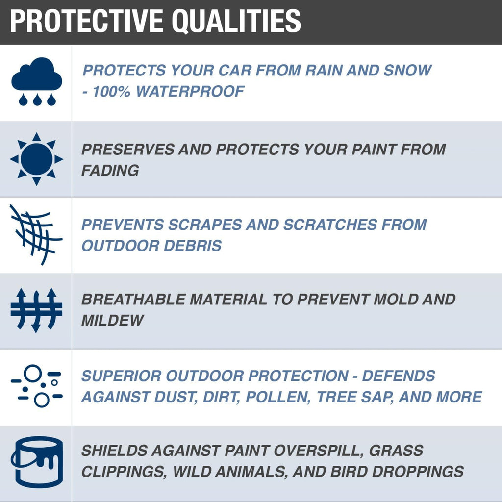 SUV Cover, 4 Layer Waterproof Dustproof UV Treated E594
