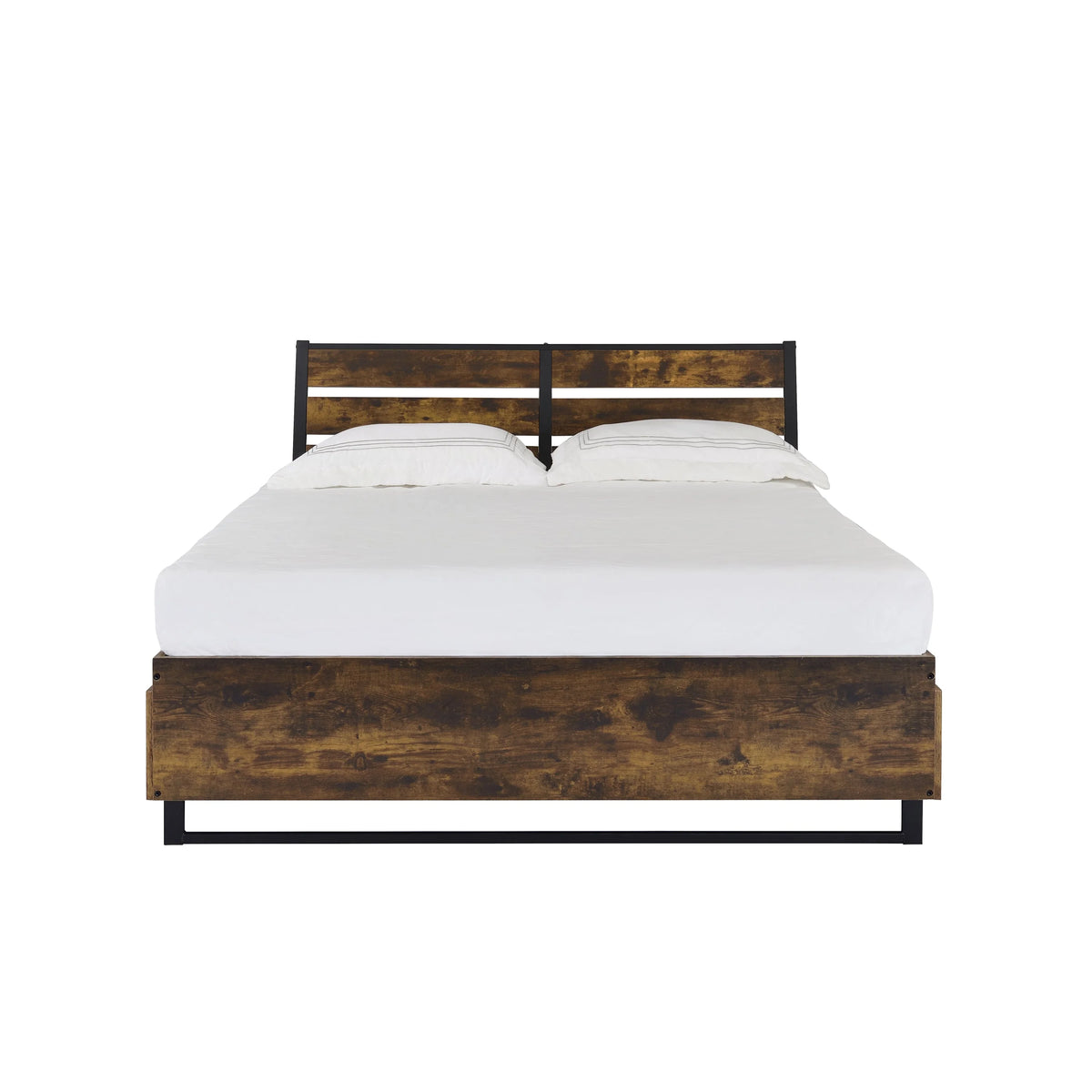 Eastern King Bed with Storage Oak K40628