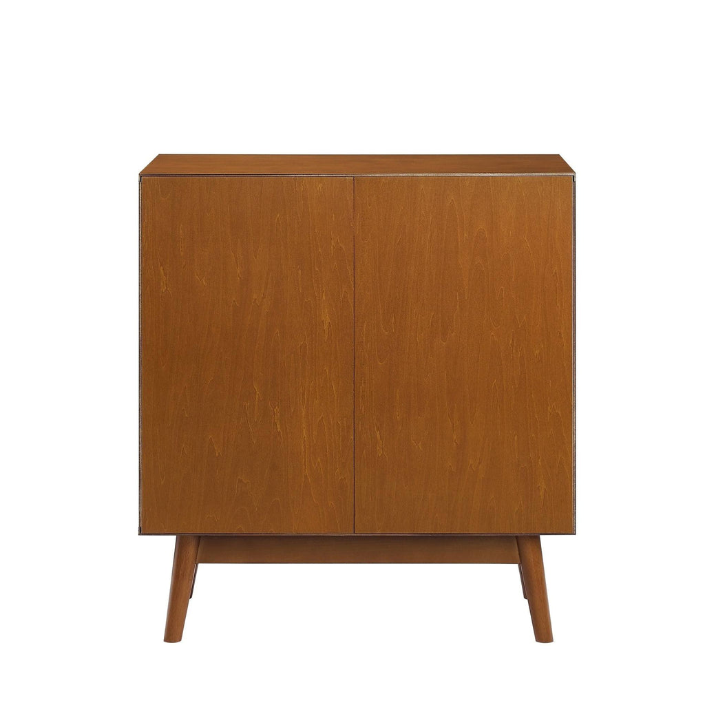 White Mid-Century Accent Cabinet C34006