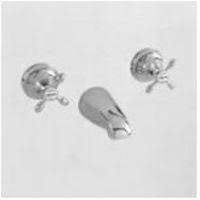 Matte White Wall Mount Tub Faucet V82486