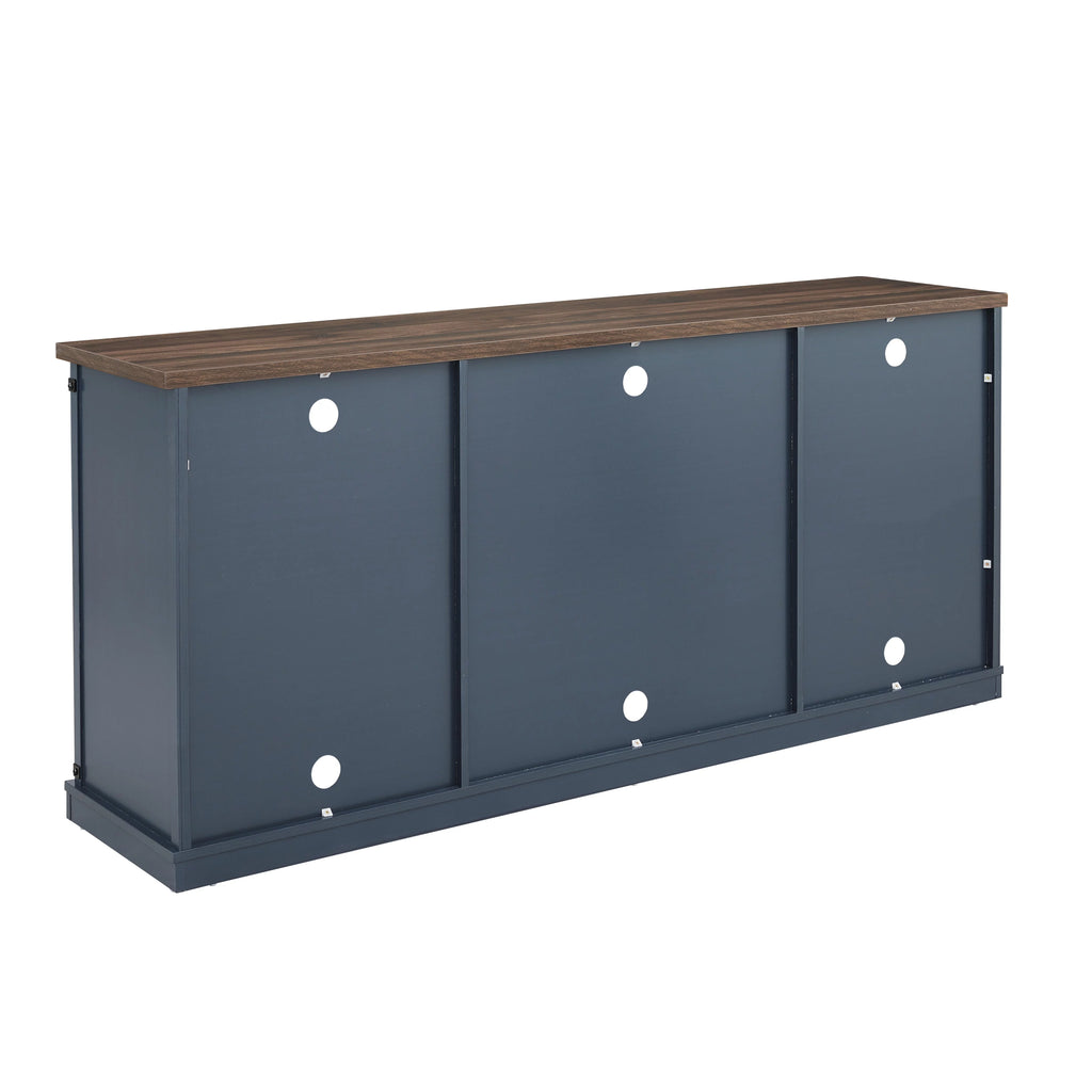 Farmhouse Sliding Barn Door TV Stand G414536