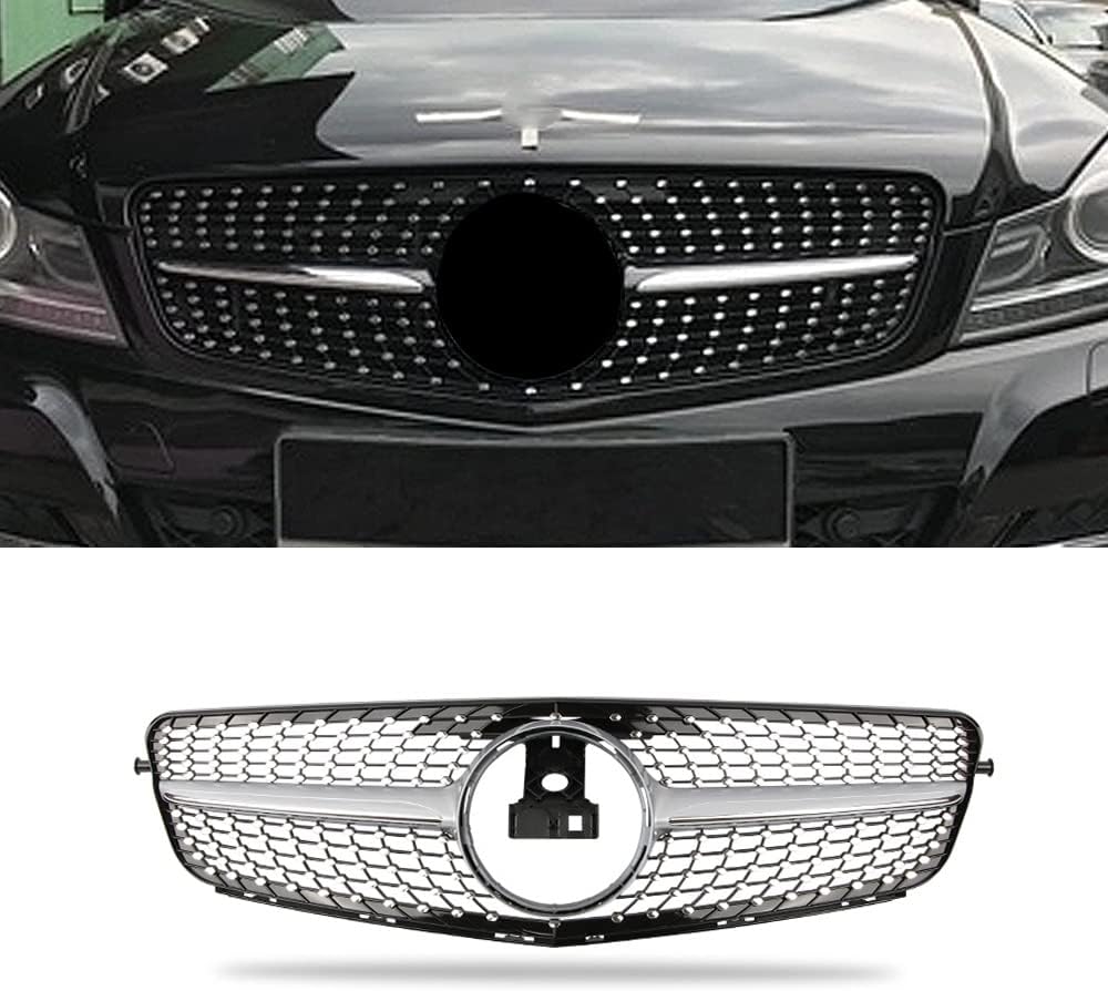 Chrome Frame Front Grille for 2008-2014 C-Class M9967
