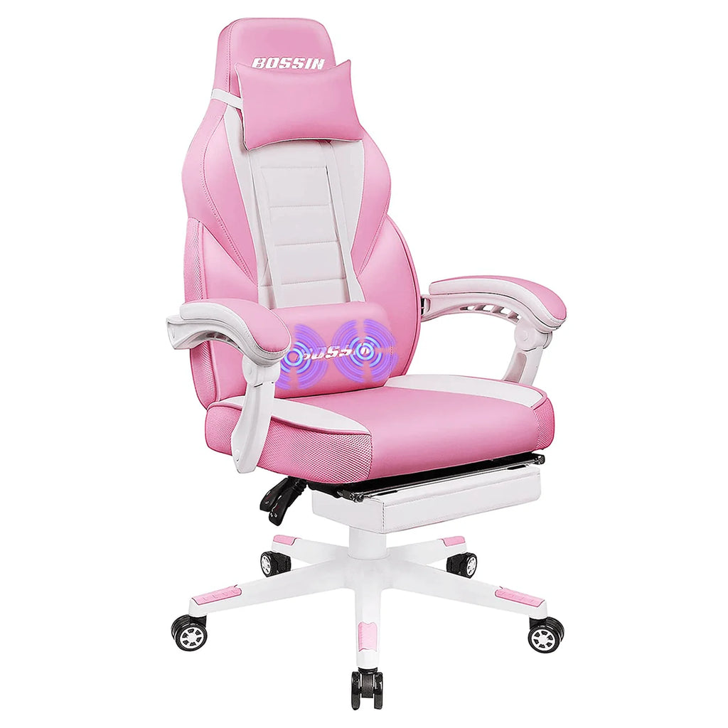 Gaming Chair with Footrest and Massage G164087