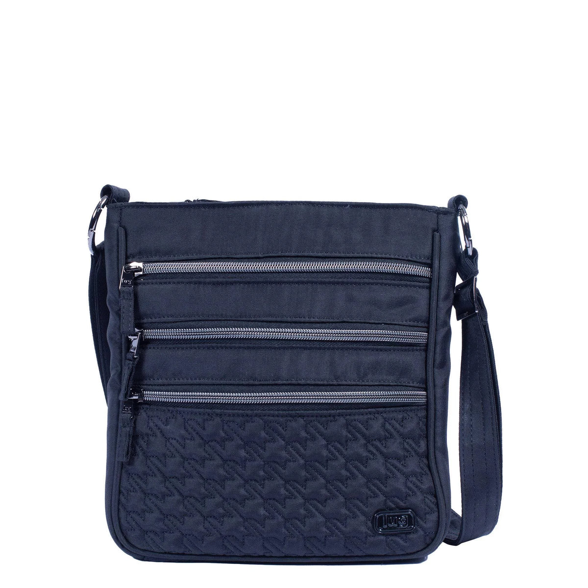 Brushed Black Crossbody with RFID S303169