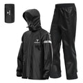 Men Motorcycle Reflective Waterproof Rain Jacket and Pants Rain Gear Q3983