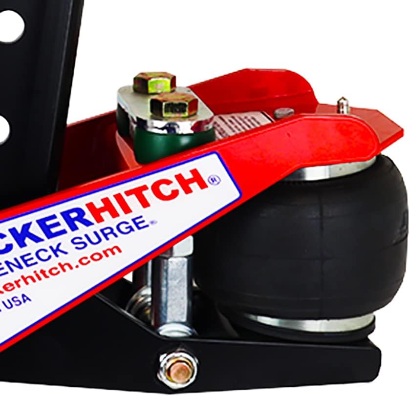 Gooseneck Air Hitch & Coupler, Round 3-15/16" Angled Pin 30K Coupler 9" Offset O352171