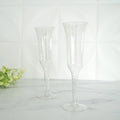 60 Pcs Gold Glitter Clear Plastic Champagne Flutes X61499
