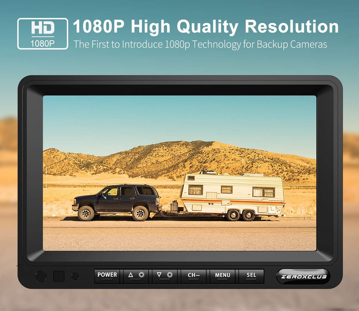 HD Wired Backup Camera System Kit with 7" LCD Monitor E75879