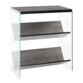 Glass/Wood Bookcase R6303