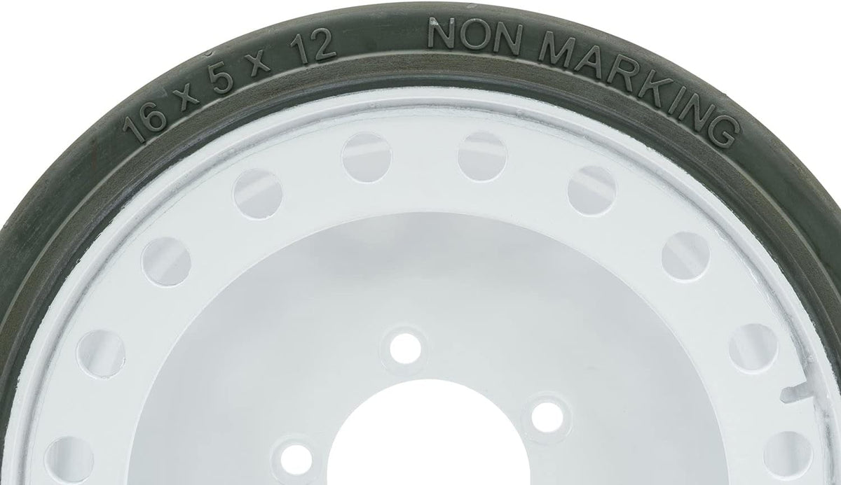 Non-Marking Scissor Lift Tires 16 x 5 x 12 Wheel Assembly U77549