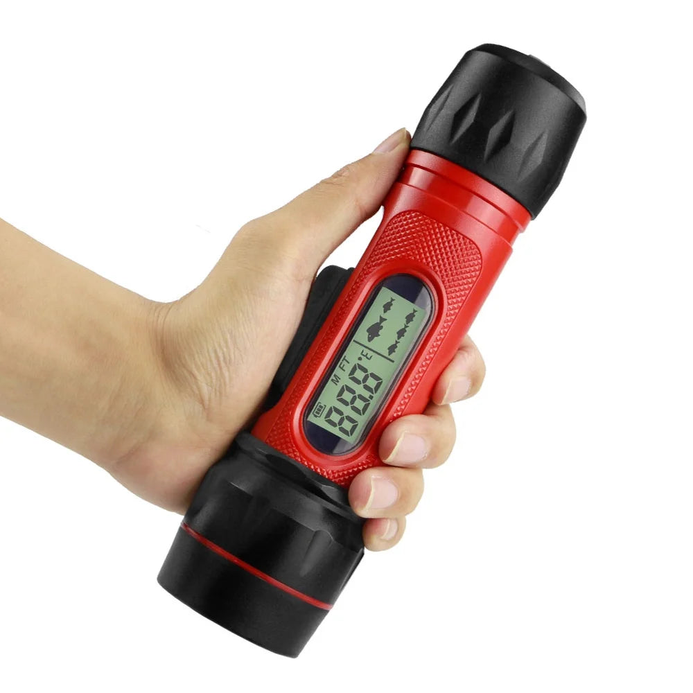 Sonar Ice Fishing Fishfinder with 0.8-90m Detection Depth Y27673