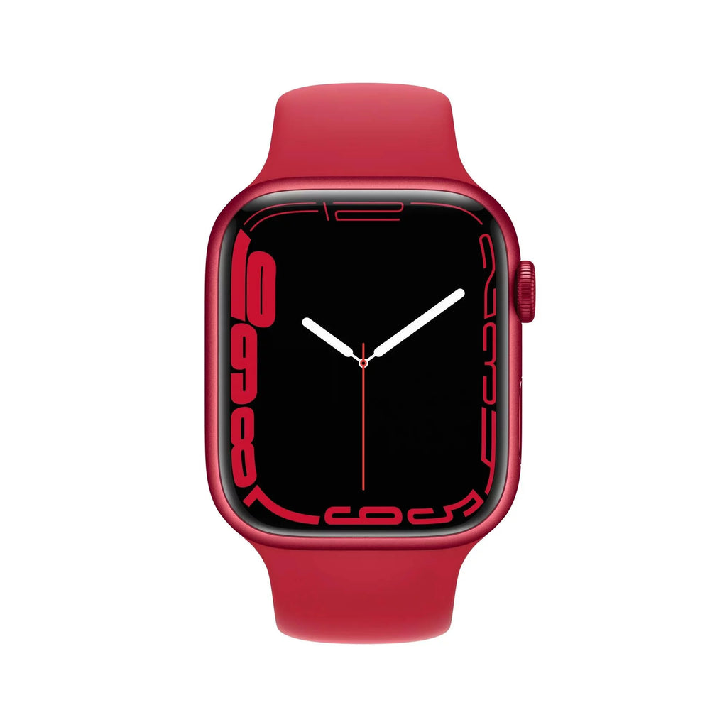 Red 45 mm Aluminum Case Smartwatch with Sport Band P6664