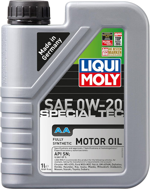 0W-20 Motor Oil, 5 L Pack of 2 N66097
