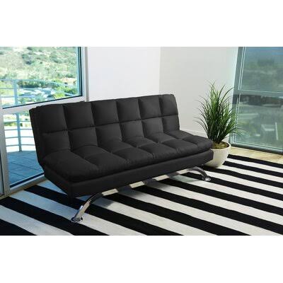 Faux Leather Armless Sleeper S9094