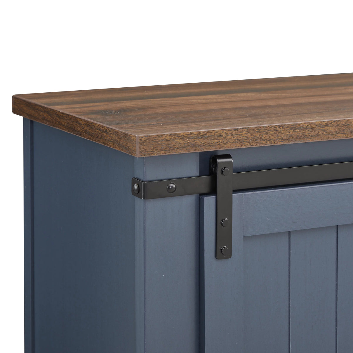 Farmhouse Sliding Barn Door TV Stand G414536