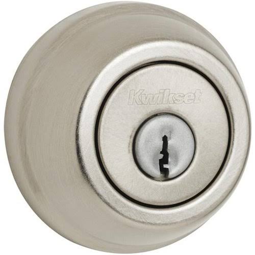 Double Cylinder Deadbolt, Satin Nickel J81229