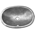 Lustrous Pewter Copper Self Rimming Sink H34036