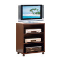 Brown TV Stand with Casters S542