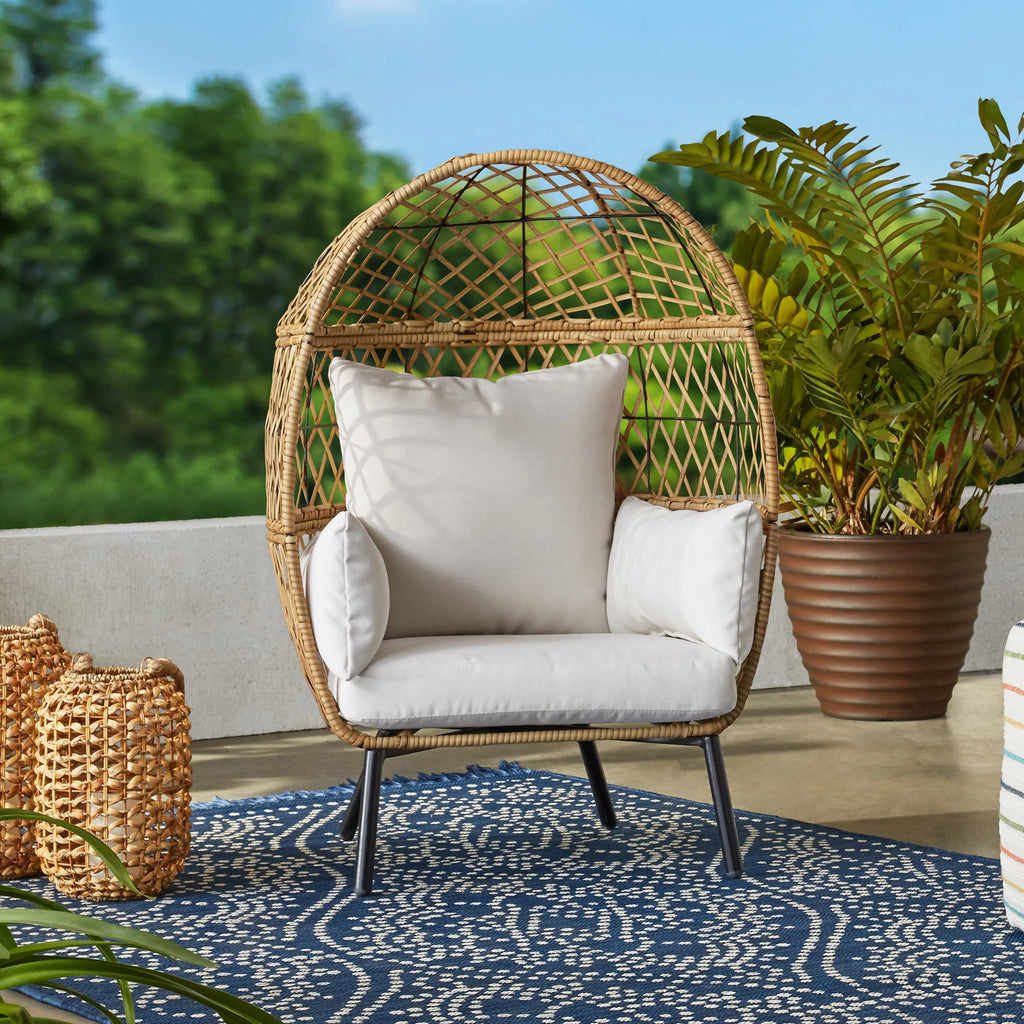 Outdoor Wicker Kid's Egg Chair P6618