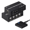 4 Port DisplayPort KVM Switch 4K@60Hz USB and DP KVM Switcher with 4 USB Cables N994890