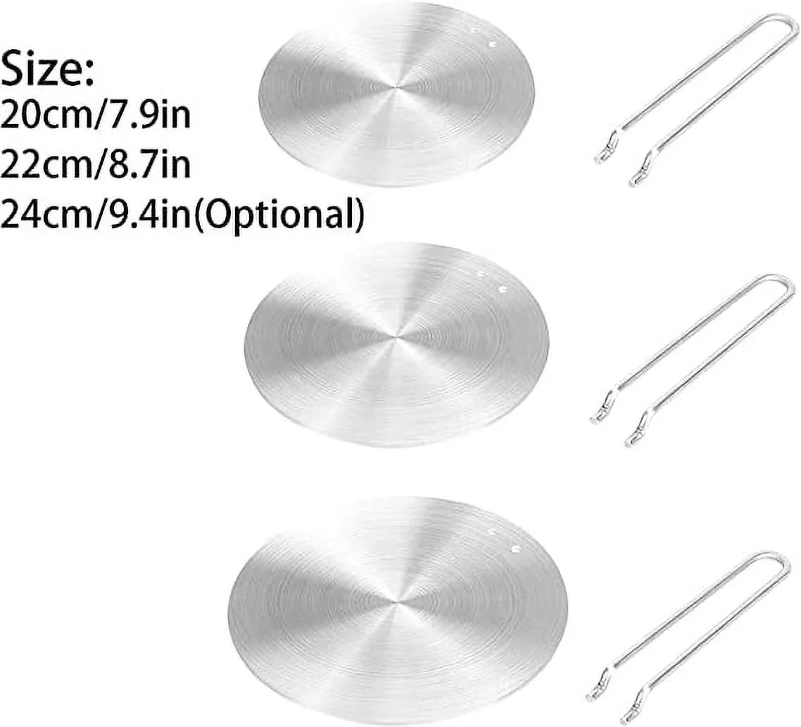 Induction Converter Heat Diffuser Stainless Steel Plate 24cm L218