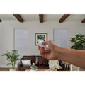 White Cordless Blackout Motorized Cellular Shade, 68.75 in. W x 48 in. L G2928