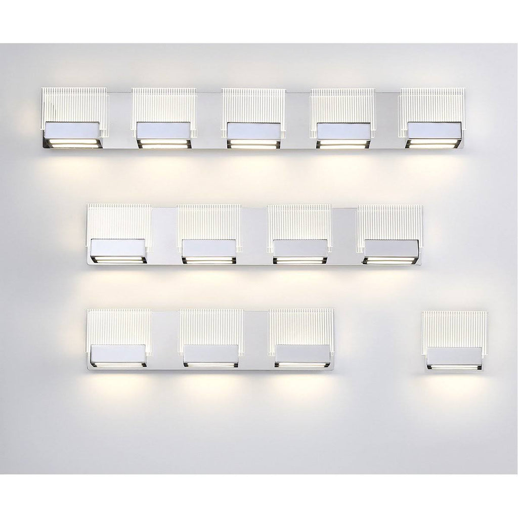 Chrome LED Bathbar G4935