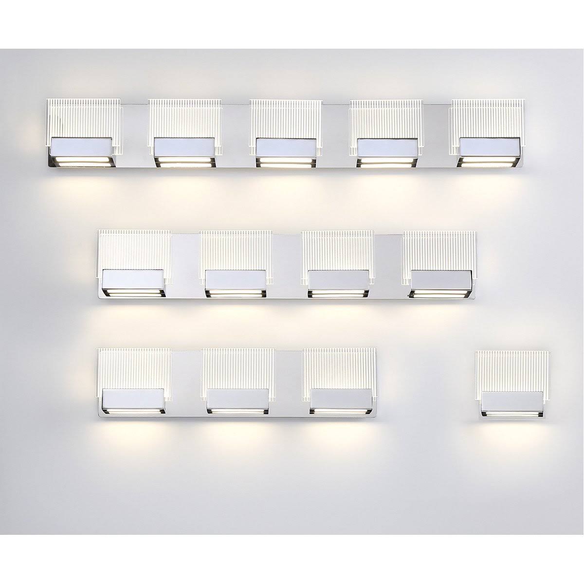 Chrome LED Bathbar G4935