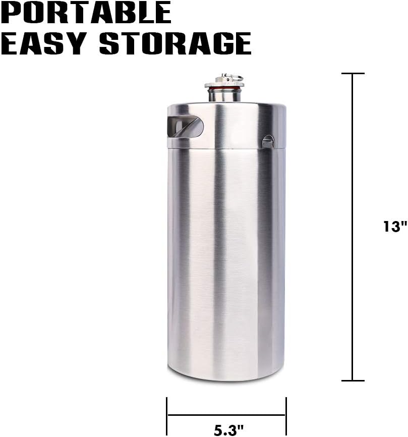 128OZ Stainless Steel Mini Keg P748