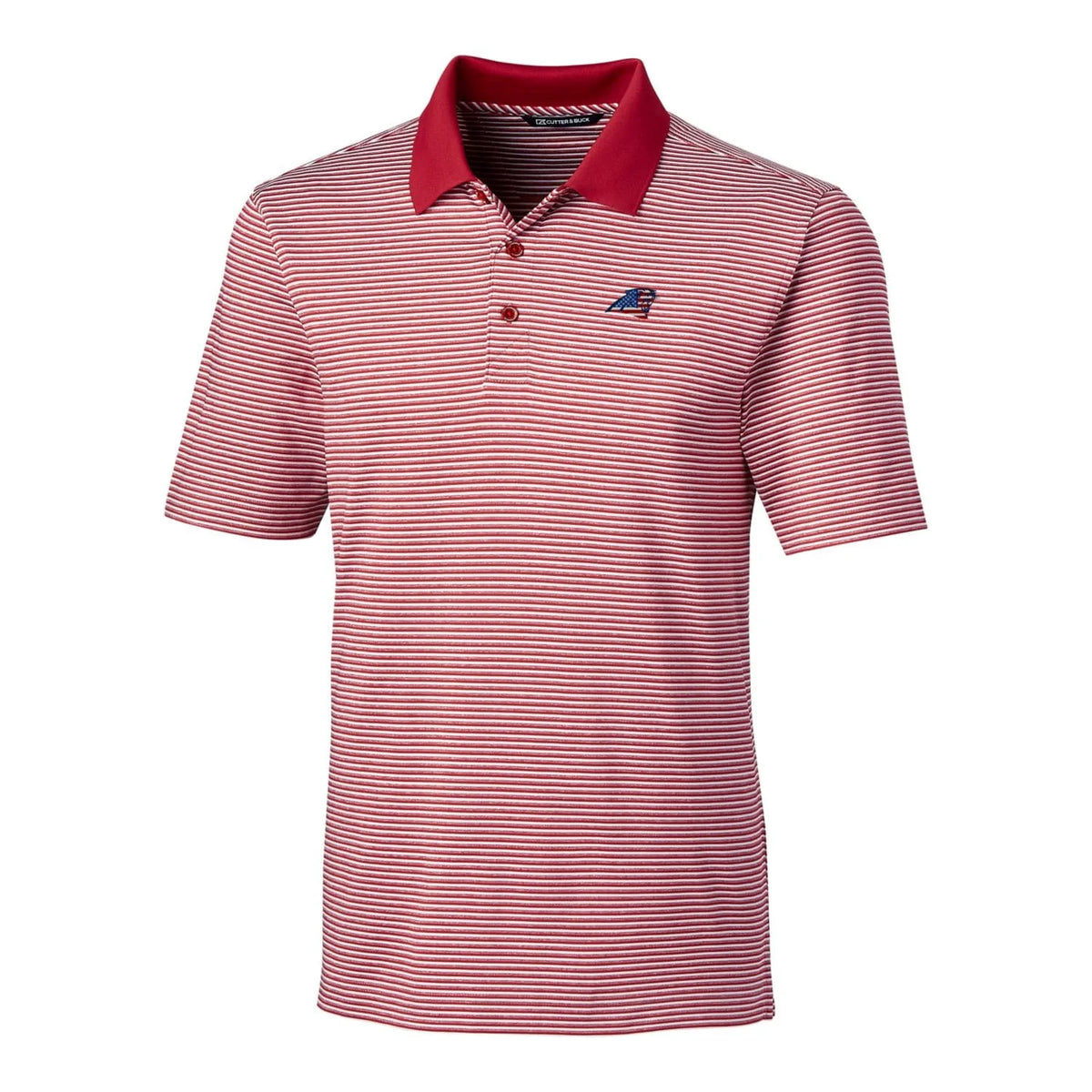 Carolina Panthers Big & Tall Forge Tonal Stripe Stretch Polo V204871