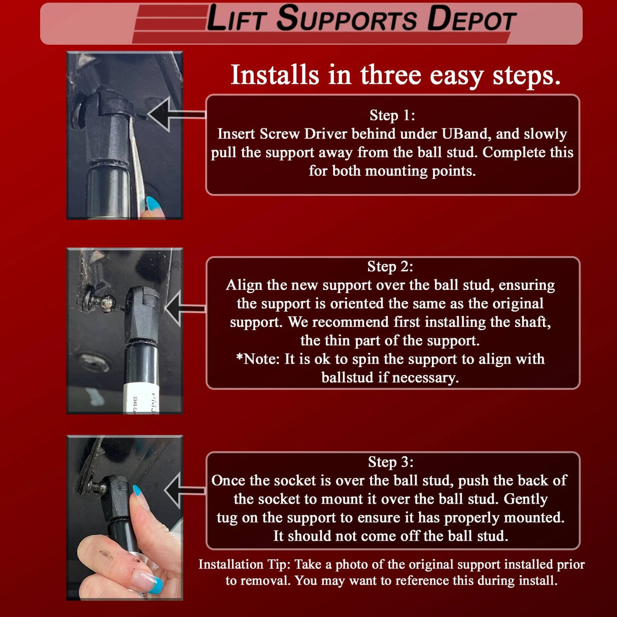 Hood Lift Gas Shock I72427
