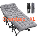 78" Oversized Folding Cot with Mattress and Carry Bag V28113