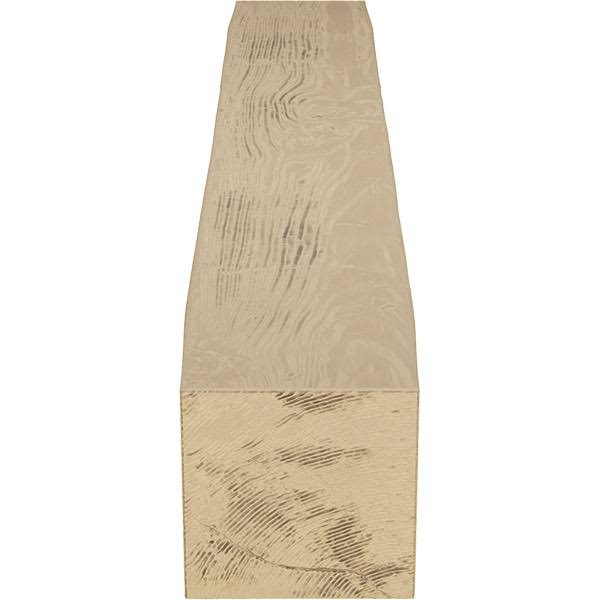 Sandblasted Faux Wood Fireplace Mantel, Natural Pine B37922