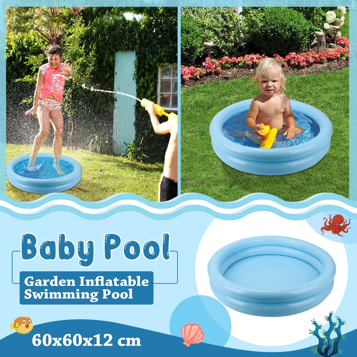 Inflatable Baby Swimming Pool D263