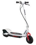 White Electric Scooter with 8" Pneumatic Front Tire C15936