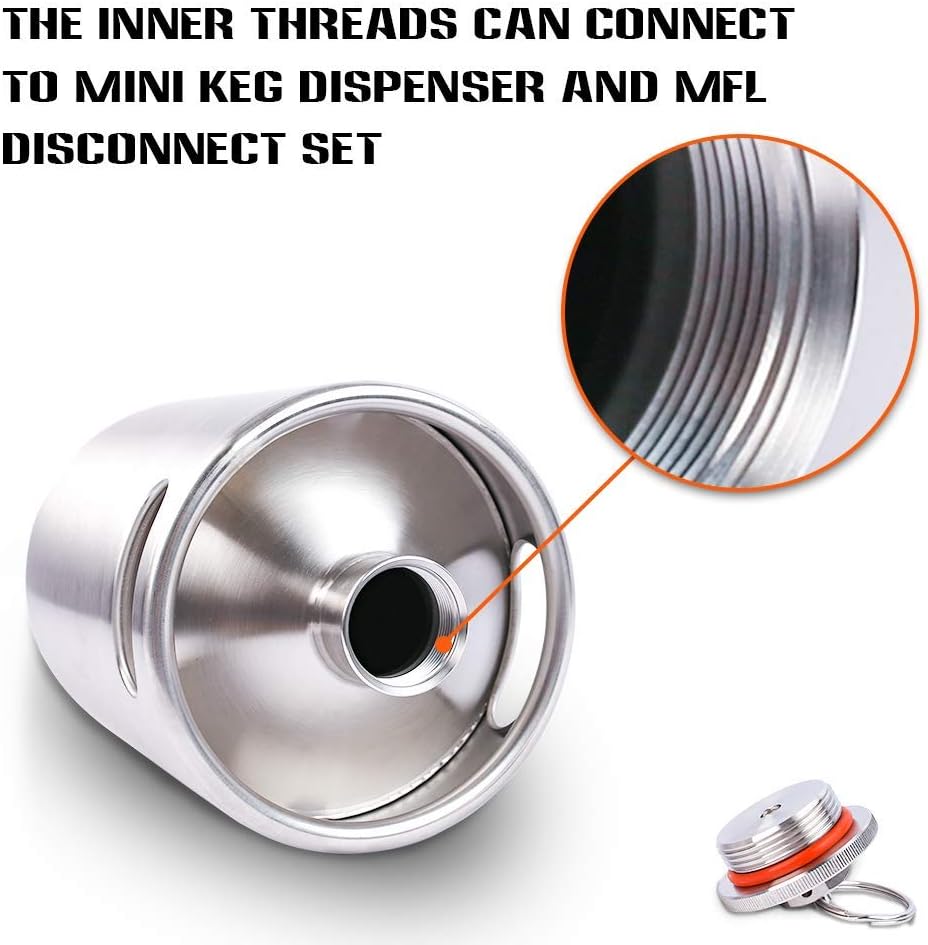 128OZ Stainless Steel Mini Keg P748