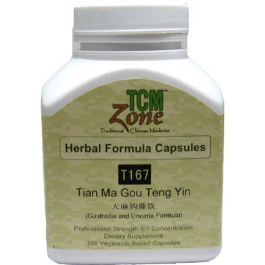 Gastrodia and Uncaria Formula 100 Capsules I9384