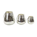 3 Piece Glass Votive Set X441047