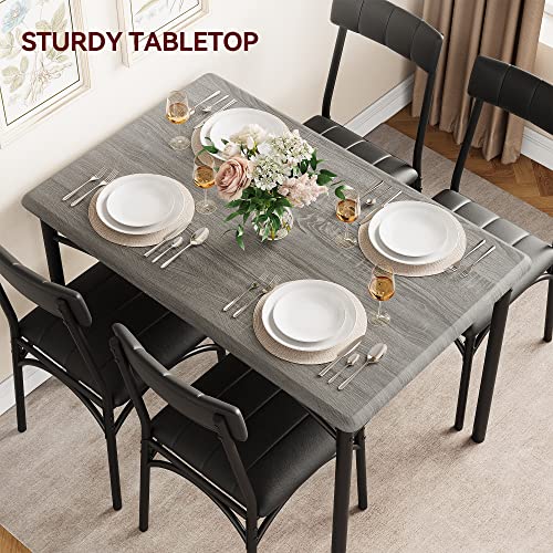 Rustic Brown 3 Piece Dining Table Set H9621