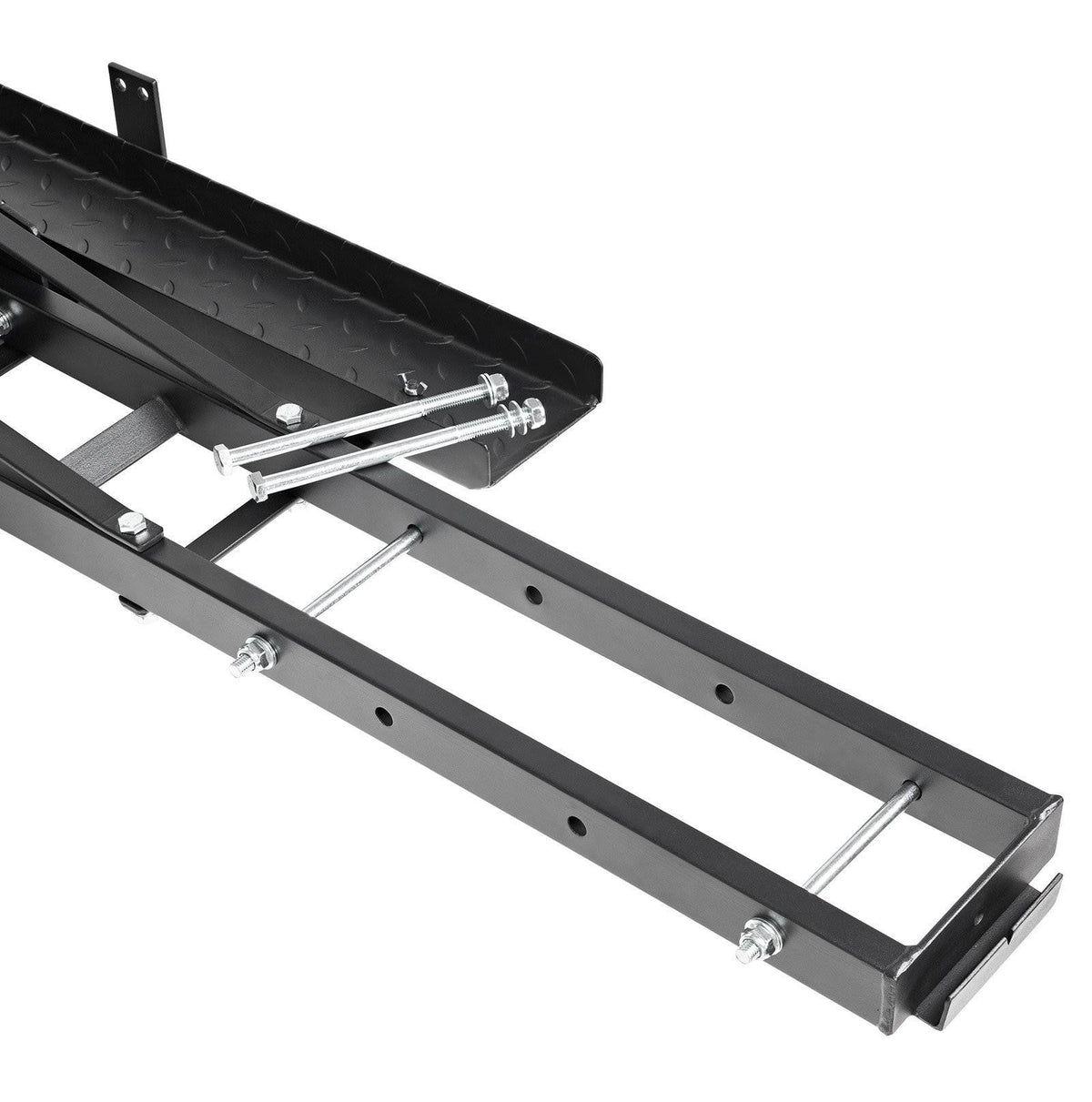 Steel Motorcycle Scooter Dirt Bike Carrier Hitch Mount Rack Ramp Anti Tilt C3465